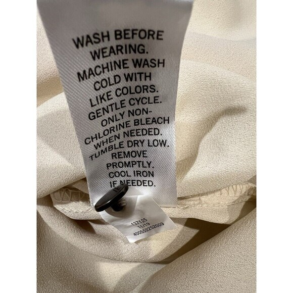 EVRI Womens Tan Yellow Peach Lightweight Floral Blouse Size 2X - Picture 8 of 8